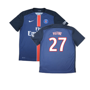 PSG 2015-16 Home Shirt (XL) (Mint) (Pastore 27)_0