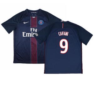 PSG 2016-17 Home Shirt (L) (Excellent) (Cavani 9)_0