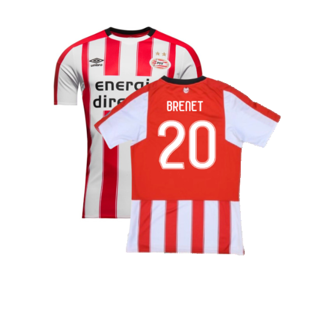 PSV 2017-2018 Home Shirt (L) (Very Good) (Brenet 20)_0