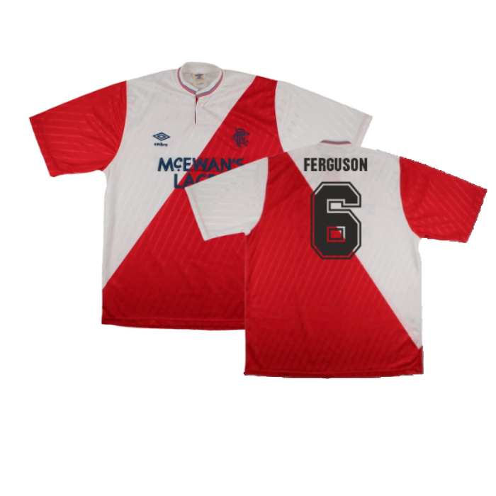 Rangers 1987-88 Away Shirt (L) (Excellent) (FERGUSON 6)