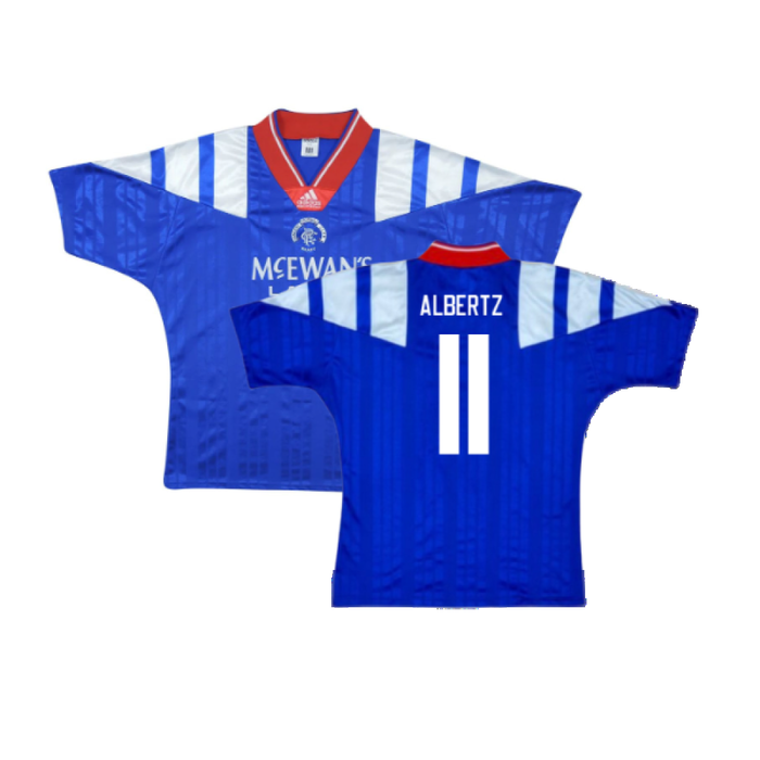 Rangers 1992-94 Home Shirt (XL) (Excellent) (ALBERTZ 11)