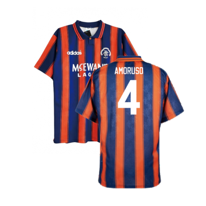 Rangers 1993-94 Away Shirt (L) (Very Good) (AMORUSO 4)