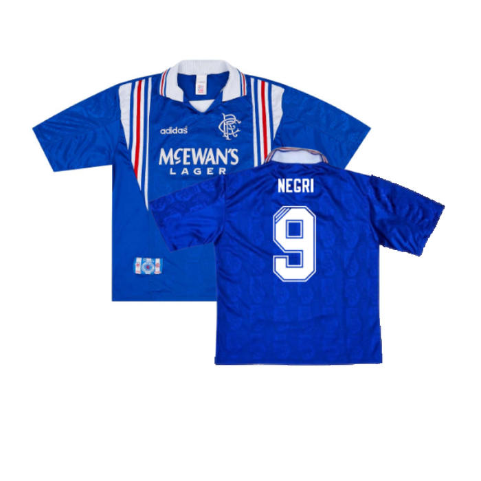 Rangers 1996-97 Home Shirt (XL) (Very Good) (NEGRI 9)