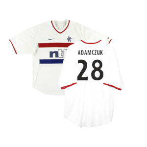 Rangers 2000-01 Away Shirt (XL Boys) (Good) (Adamczuk 28)_0