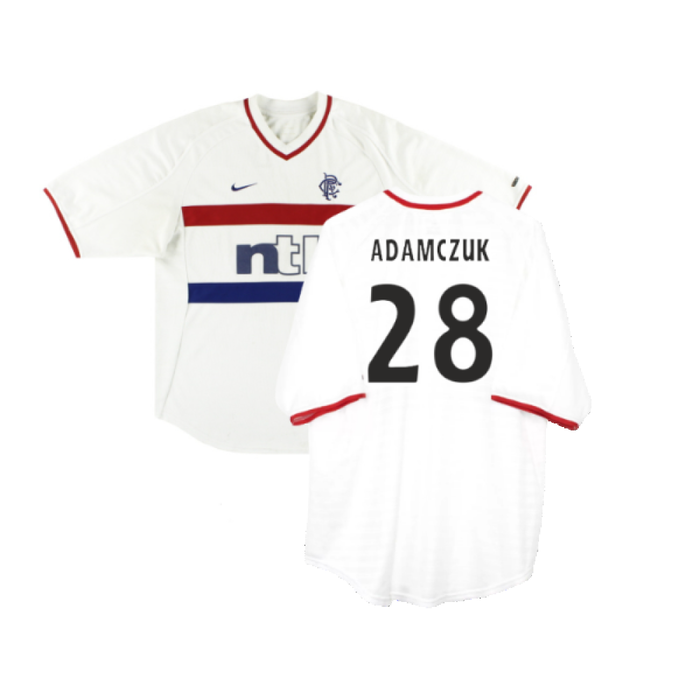 Rangers 2000-01 Away Shirt (XL Boys) (Good) (Adamczuk 28)