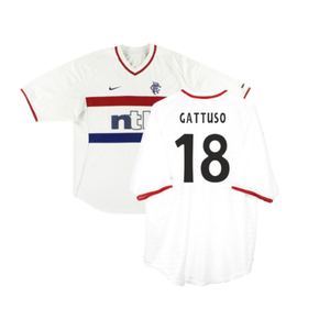 Rangers 2000-01 Away Shirt (XL Boys) (Good) (GATTUSO 18)_0