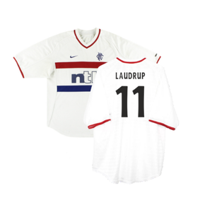 Rangers 2000-01 Away Shirt (XL Boys) (Good) (LAUDRUP 11)_0