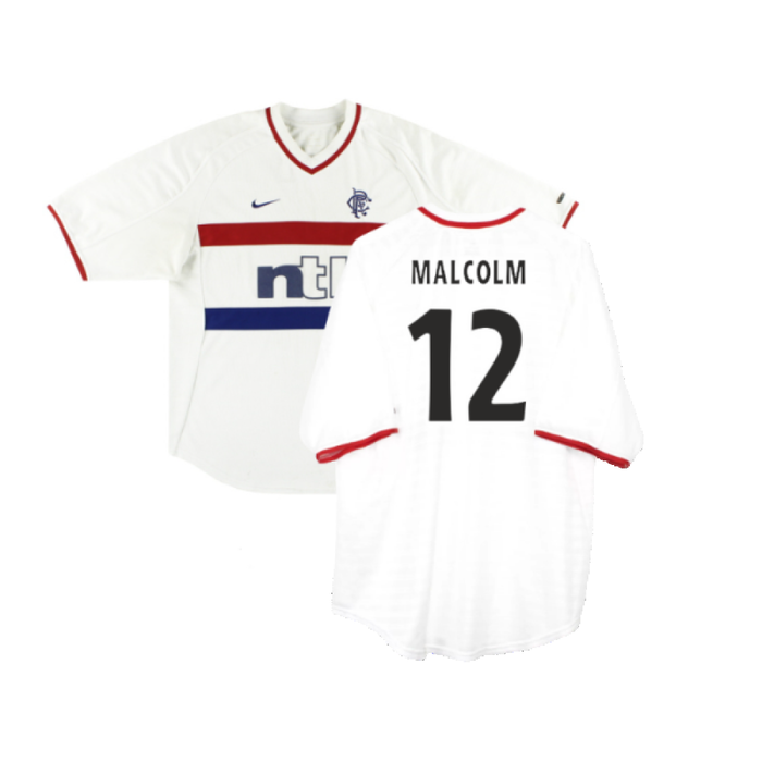 Rangers 2000-01 Away Shirt (XL Boys) (Good) (Malcolm 12)