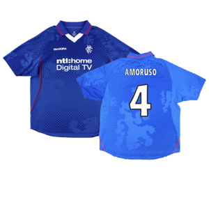 Rangers 2002-2003 Home Shirt (S) (Excellent) (Amoruso 4)_0