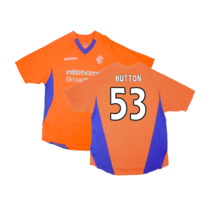 Rangers 2002-2003 Away Shirt (Good) (Hutton 53)