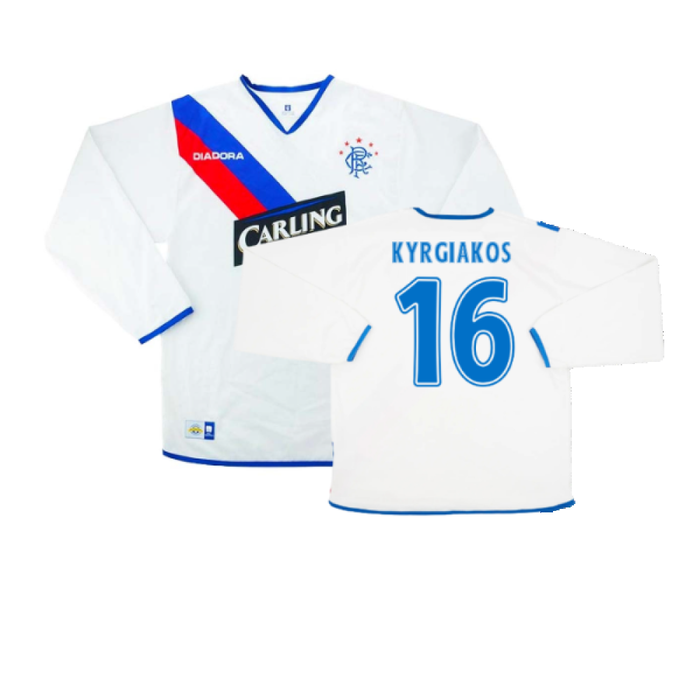 Rangers 2004-05 Away L/S (XXL) (Excellent) (Kyrgiakos 16)