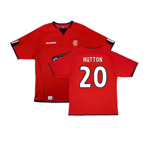 Rangers 2004-05 Third Shirt (L) (Very Good) (Hutton 20)_0