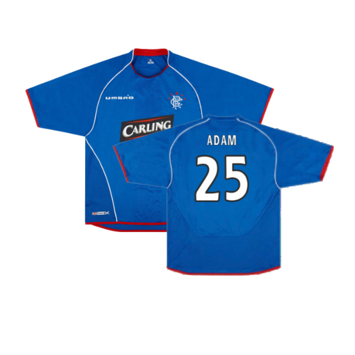 Rangers 2005-06 Home Shirt (Very Good) (Adam 25)