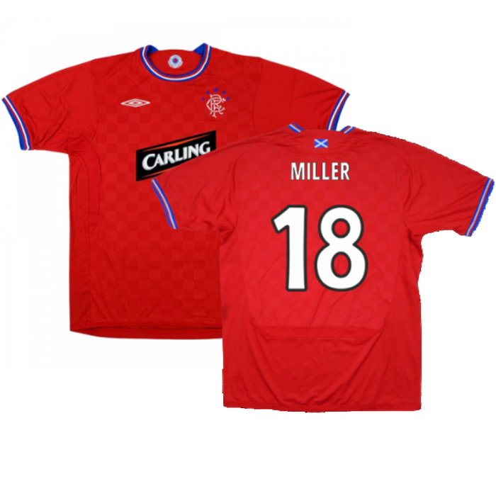 Rangers 2009-10 Away Shirt (Excellent) (Miller 18)