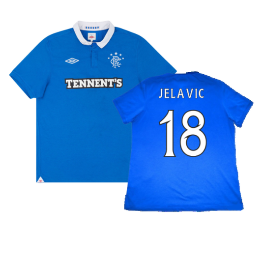 Rangers 2010-11 Home Shirt (Very Good) (Jelavic 18)_0