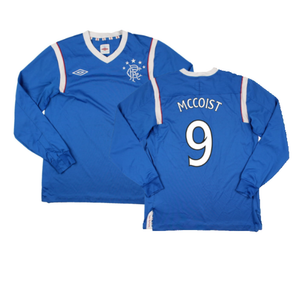 Rangers 2011-12 Home Long Sleeve Shirt (Sponsorless) (S) (Good) (McCoist 9)_0