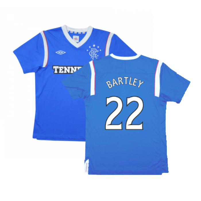 Rangers 2011-12 Home Shirt (M) (Excellent) (Bartley 22)