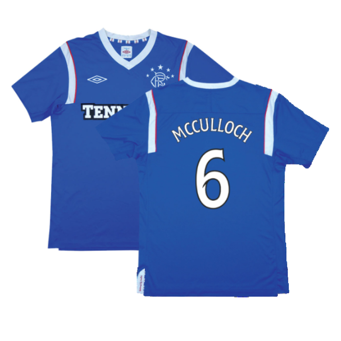 Rangers 2011-12 Home Shirt (Good) (McCulloch 6)