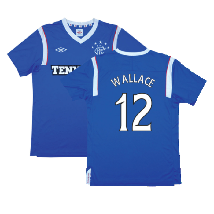 Rangers 2011-12 Home Shirt (Good) (Wallace 12)