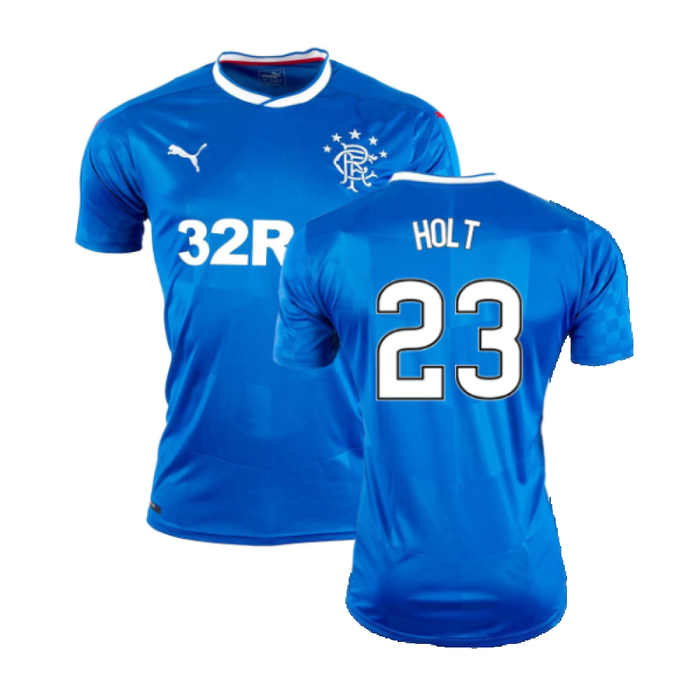 Rangers 2016-18 Home Shirt (XL) (Excellent) (Holt 23)