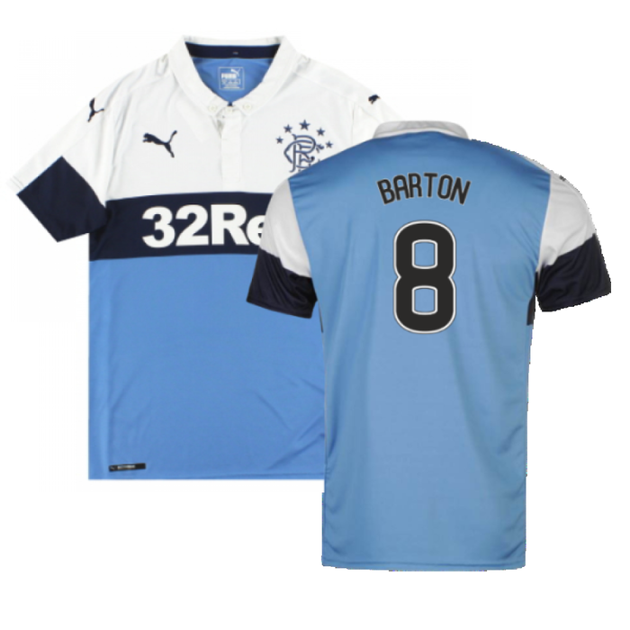 Rangers 2016-17 Third Shirt (XXL) (Excellent) (Barton 8)