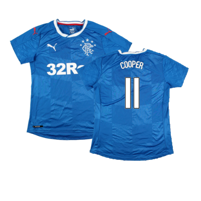 Rangers 2016-18 Women\\\'s Home Shirt (Ladies 12) (Excellent) (Cooper 11)