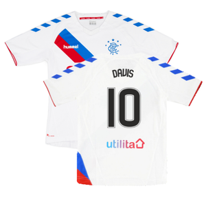 Rangers 2018-19 Away Shirt (S) (Very Good) (Davis 10)_0