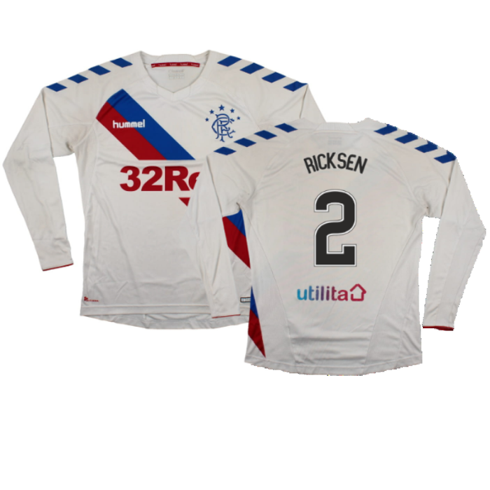 Rangers 2018-19 Long Sleeve Away Shirt (XS) (Excellent) (RICKSEN 2)