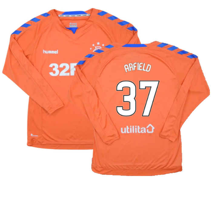 Rangers 2018-19 Long Sleeve Third Shirt (S) (Excellent) (ARFIELD 37)