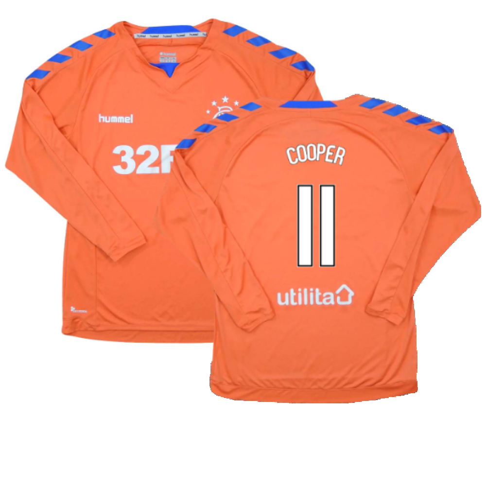 Rangers 2018-19 Long Sleeve Third Shirt (S) (Excellent) (COOPER 11)_0