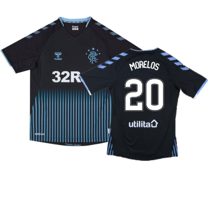 Rangers 2019-20 Away Shirt (L) (Very Good) (MORELOS 20)