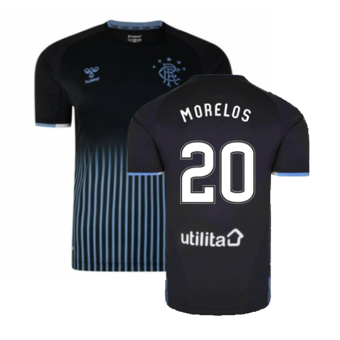 Rangers 2019-20 Away Shirt (Sponsorless) (2XLB) (MORELOS 20) (BNWT)