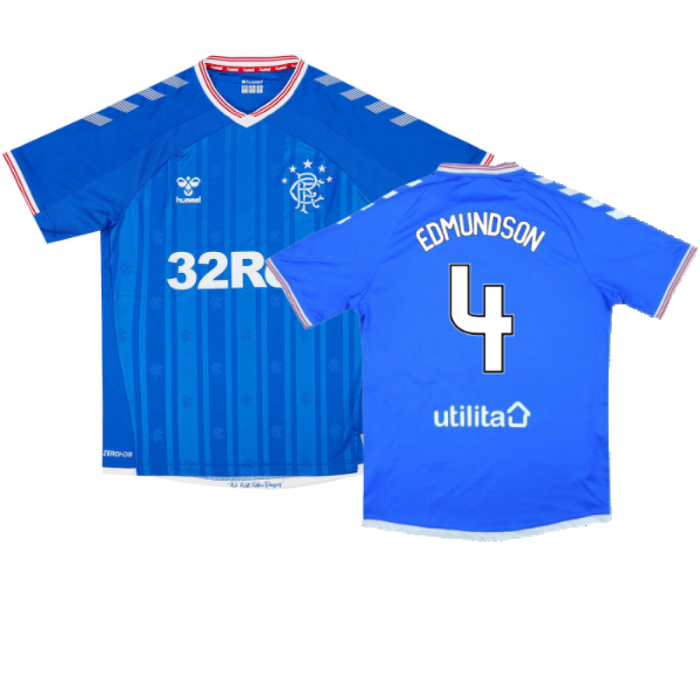 Rangers 2019-20 Home Shirt (L) (Excellent) (Edmundson 4)