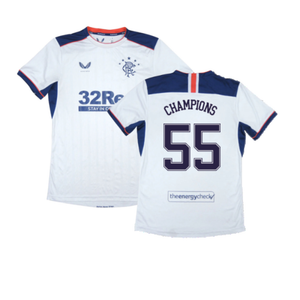 Rangers 2020-21 Away Shirt (4XL) (Excellent) (Champions 55)_0