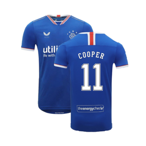 Rangers 2020-21 Home Shirt (4XL) (Excellent) (COOPER 11)_0