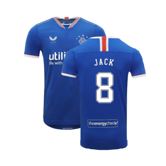 Rangers 2020-21 Home Shirt (4XL) (Excellent) (JACK 8)