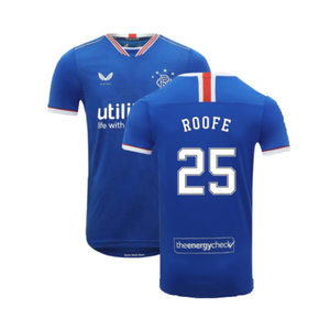 Rangers 2020-21 Home Shirt (4XL) (Excellent) (ROOFE 25)_0