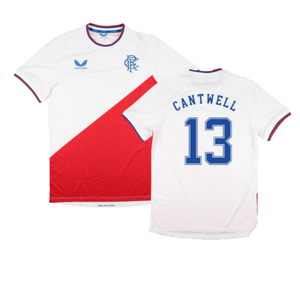 Rangers 2022-23 Away Shirt (Sponsorless) (M) (Cantwell 13) (Excellent)_0