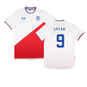 Rangers 2022-23 Away Shirt (Sponsorless) (M) (COLAK 9) (Excellent)_0