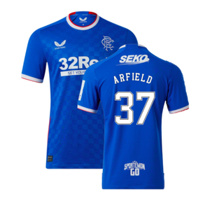 Rangers 2022-23 Home Shirt (3XL) (ARFIELD 37) (Mint)_0