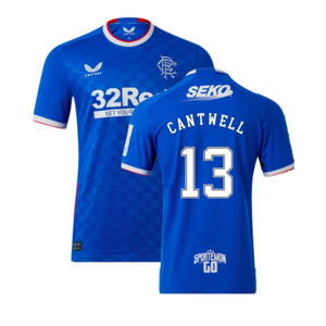 Rangers 2022-23 Home Shirt (L) (Mint) (Cantwell 13)_0