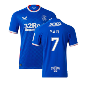 Rangers 2022-23 Home Shirt (M) (Mint) (HAGI 7)_0