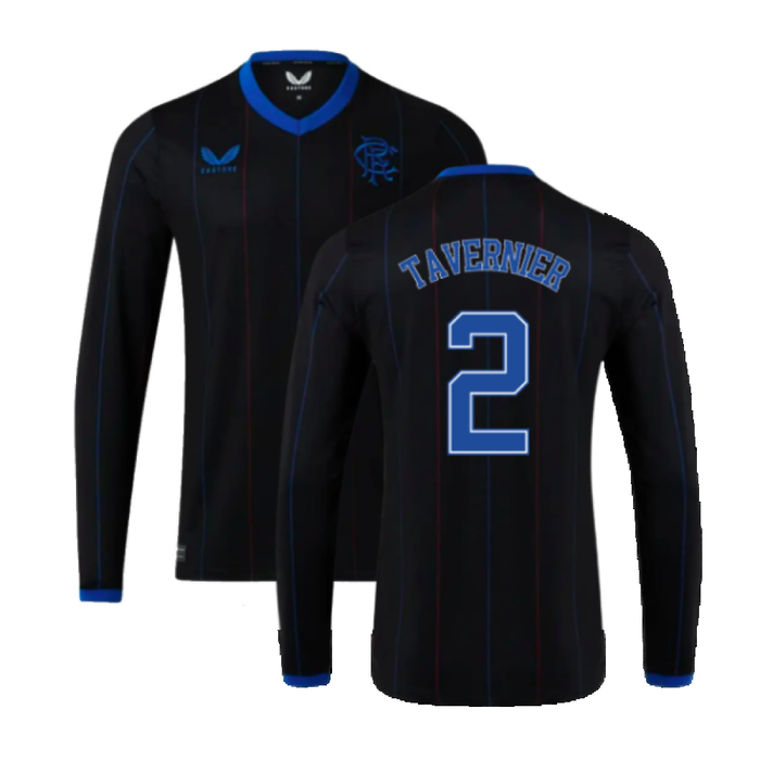 Rangers 2022-23 Long Sleeve Fourth Shirt (XXL) (Excellent) (TAVERNIER 2)