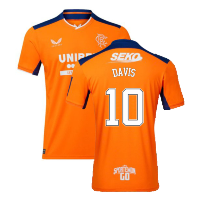 Rangers 2022-23 Third Shirt (L) (Mint) (DAVIS 10)