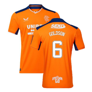 Rangers 2022-23 Third Shirt (L) (Mint) (GOLDSON 6)_0