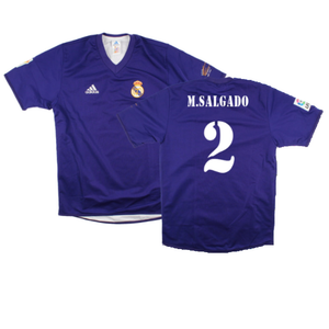 Real Madrid 2001-02 Anniversary Third Shirt (S) (Excellent) (M.Salgado 2)_0