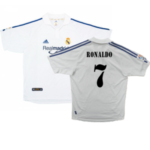 Real Madrid 2001-02 Home Shirt (Very Good) (Ronaldo 7)_0