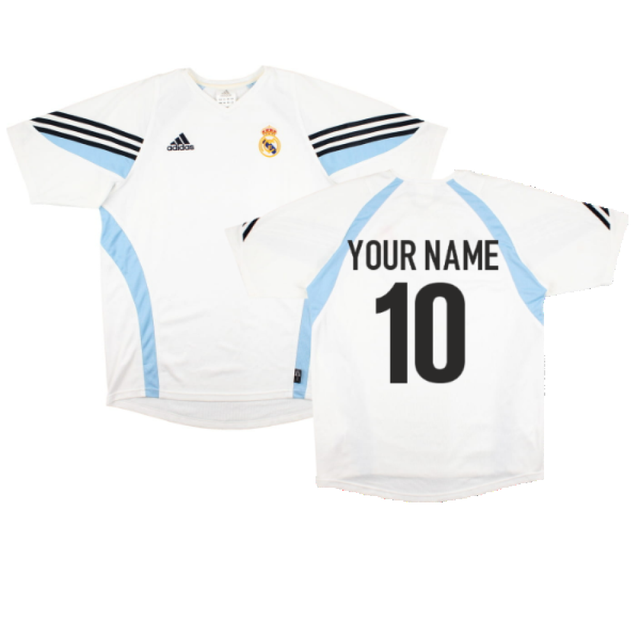 Real Madrid 2003-04 Adidas Training Shirt (L) (Your Name 10) (Excellent)_0