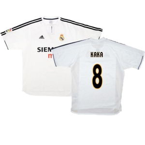 Real Madrid 2003-04 Home Shirt (M) (Good) (Kaka 8)_0