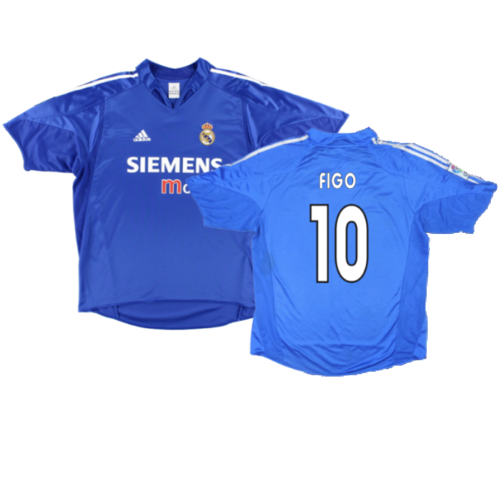Real Madrid 2004-05 Third Shirt (L) (Excellent) (Figo 10)_0